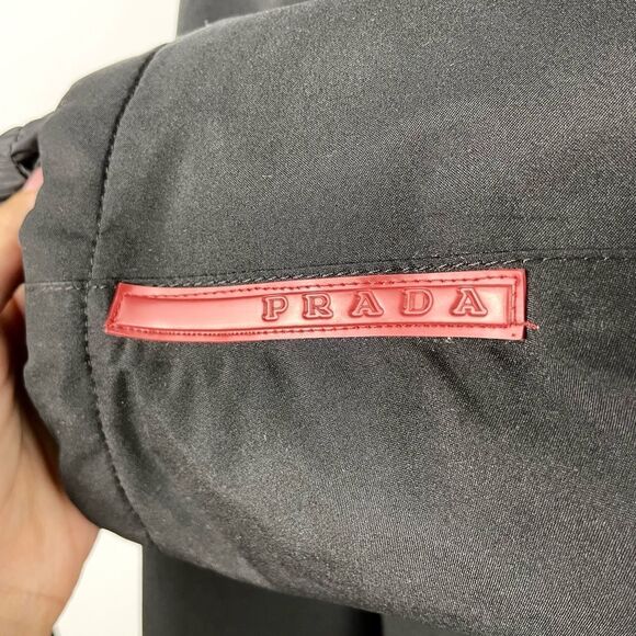 Prada Linea Rossa Black Technical Gore-Tex Jacket Size XL/ IT 54 - Picture 4 of 15